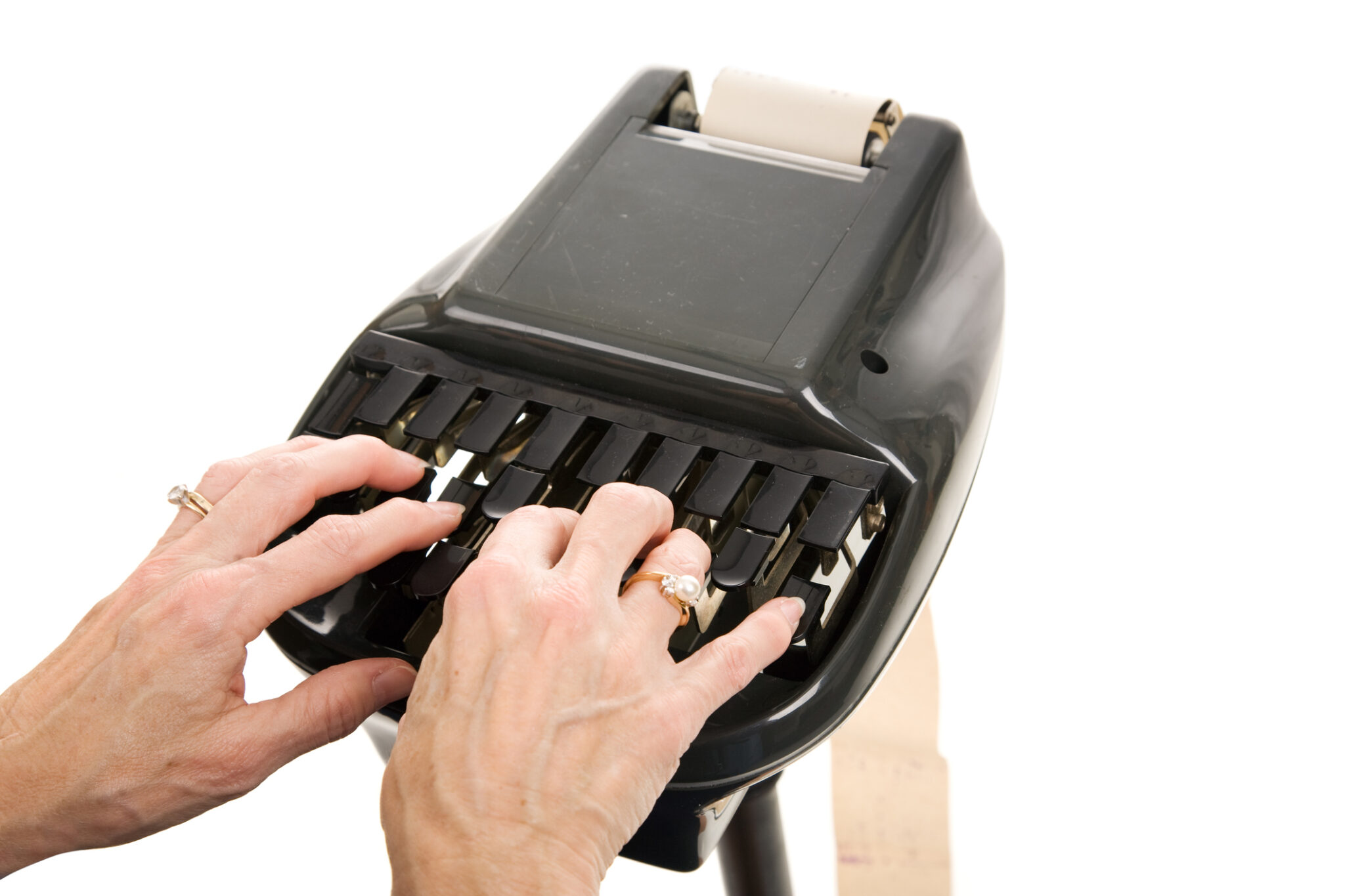 Stenotype Machine explained by Talty Court Reporters in CA