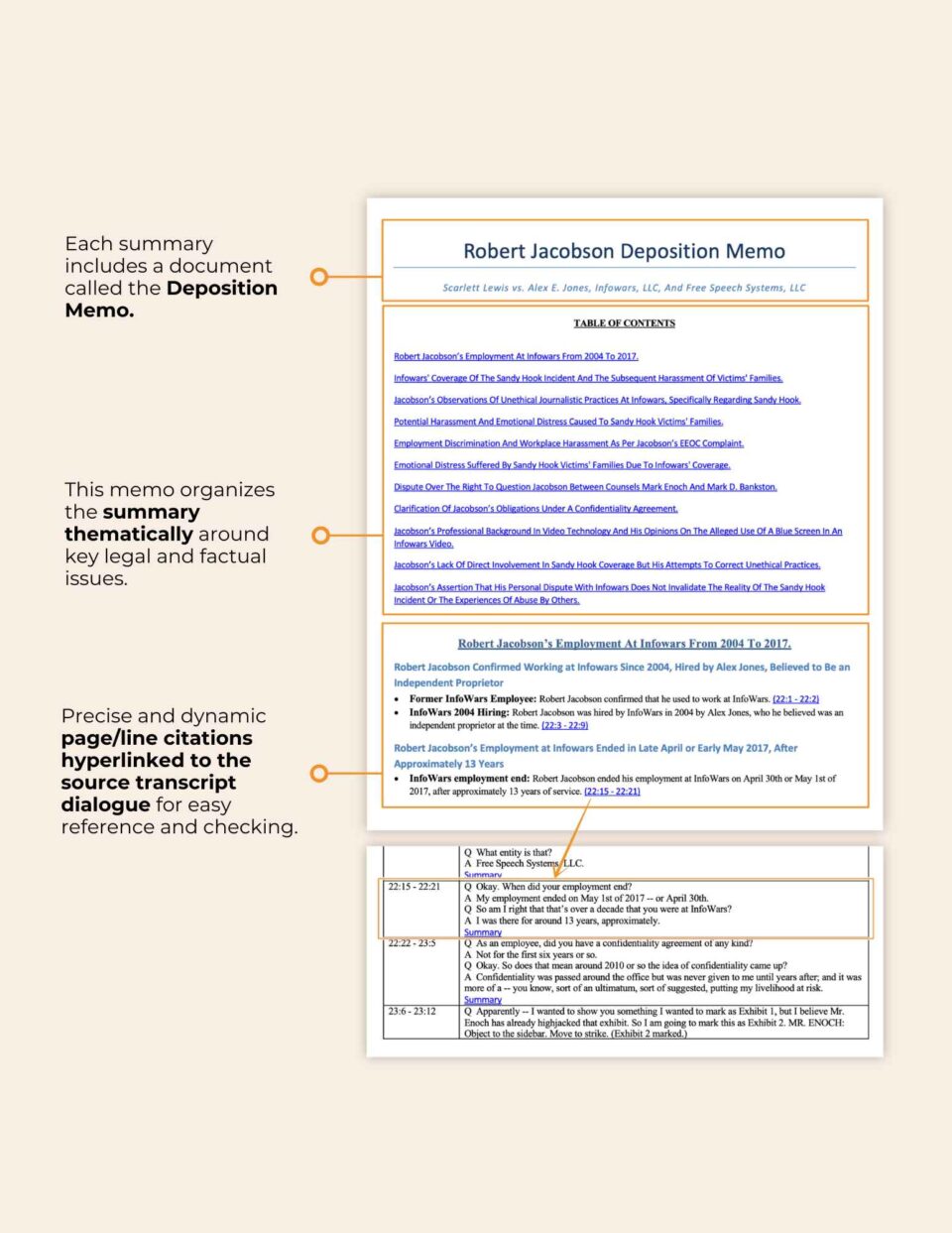 Talty Court Reporters offers AI Deposition Summaries in San Jose, CA